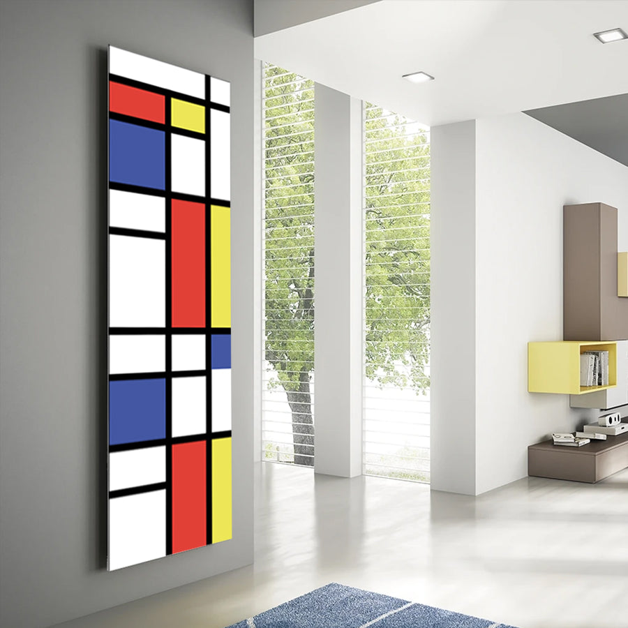 Termoarredo idraulico 200x59 cm interasse mm 50 Modello 'Square' Termocrea