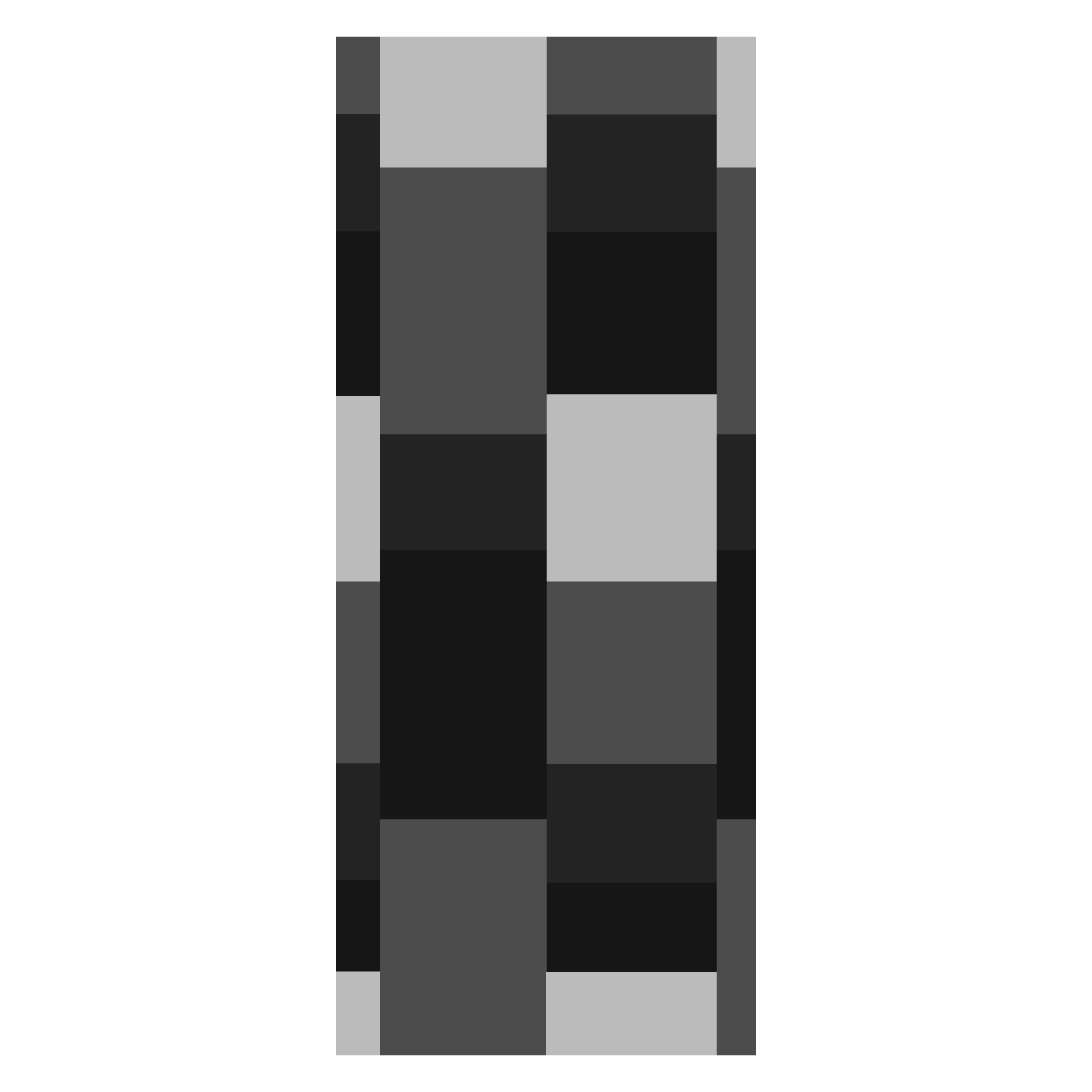 Termoarredo idraulico 150x51 cm interasse mm 50 Modello 'Almost Black' Termocrea