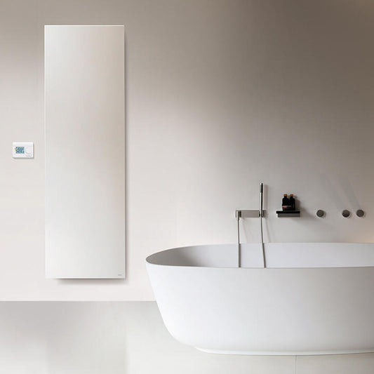 Termoarredo elettrico a piastra verticale modello E-Termocrea Smart bianco 1420x520 mm