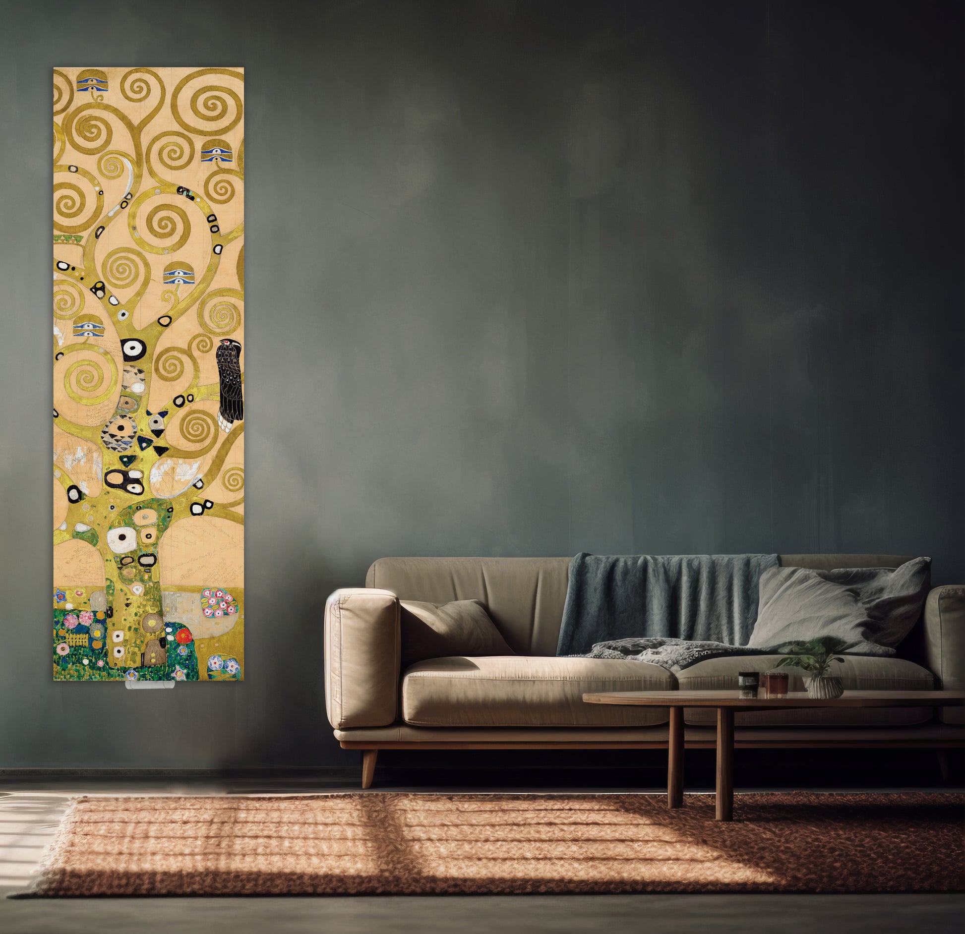 Termoarredo idraulico 150x51 cm interasse mm 50 Modello 'Tree' Termocrea