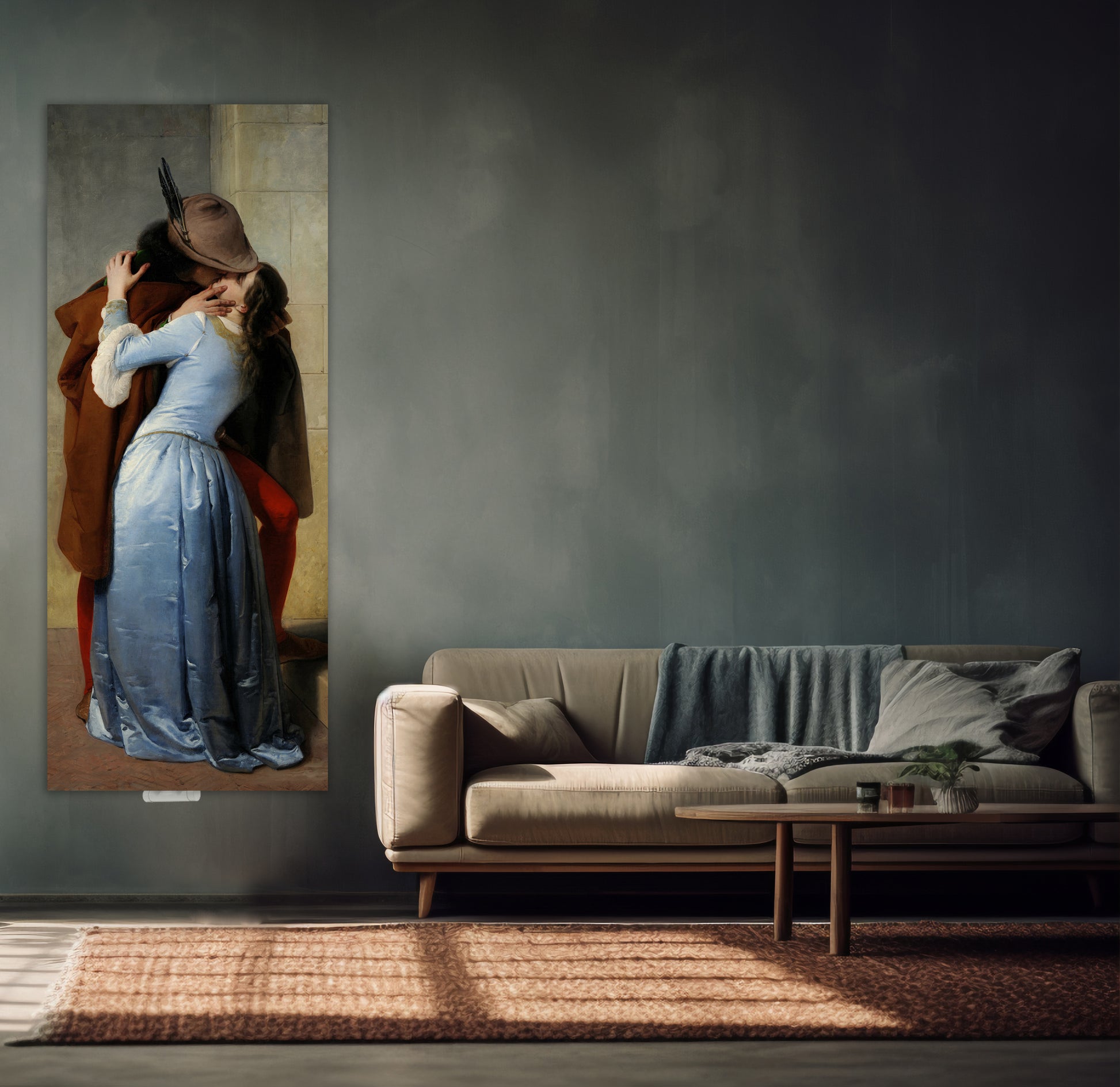 Termoarredo idraulico 180x51 cm interasse mm 50 Modello 'Il bacio di Hayez' Termocrea