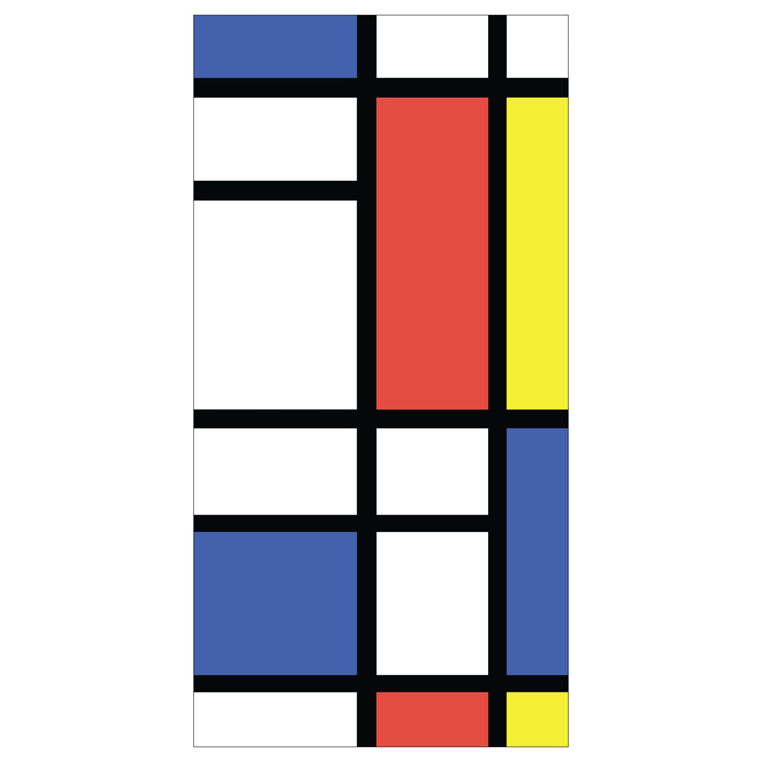 Termoarredo idraulico 120x59 cm interasse mm 50 Modello 'Square' Termocrea