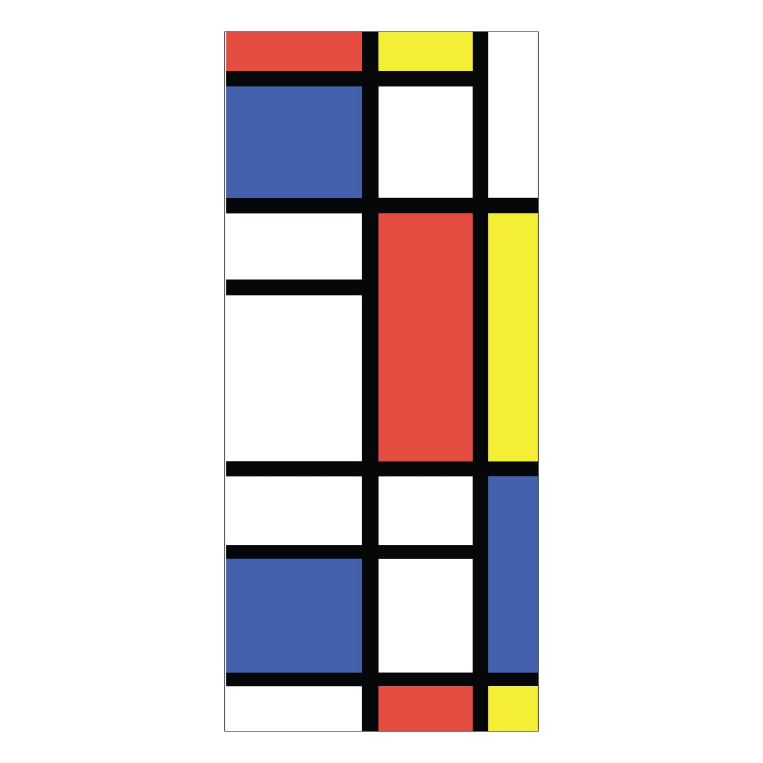 Termoarredo idraulico 120x51 cm interasse mm 50 Modello 'Square' Termocrea