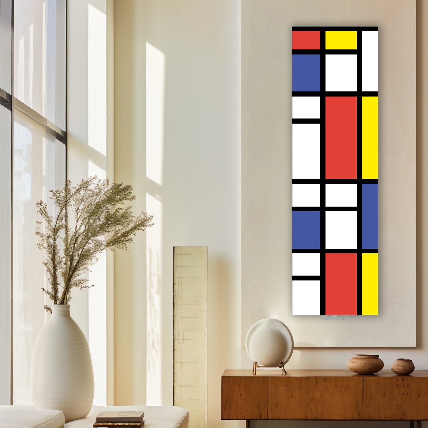 Termoarredo idraulico 180x36 cm interasse mm 50 Modello 'Square' Termocrea