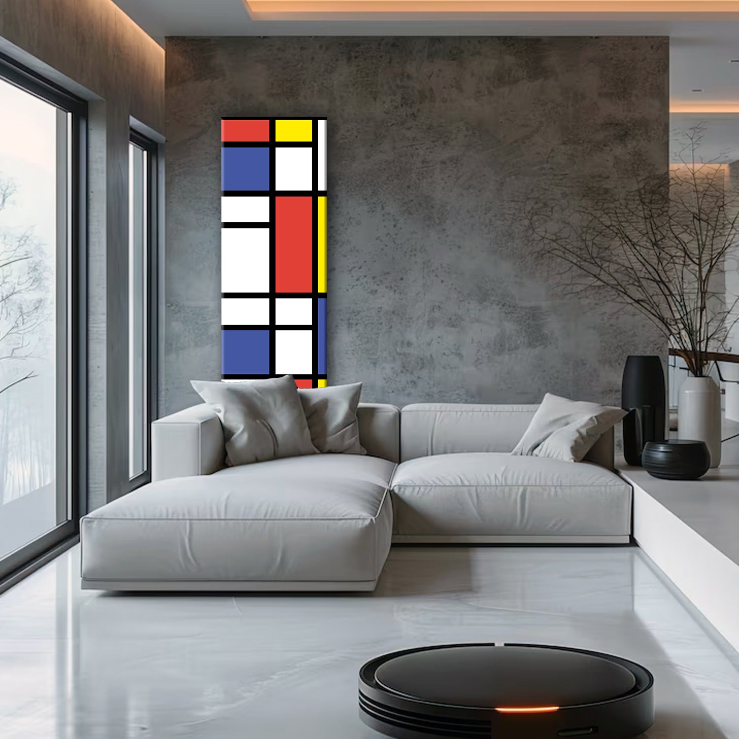 Termoarredo idraulico 180x51 cm interasse mm 50 Modello 'Square' Termocrea