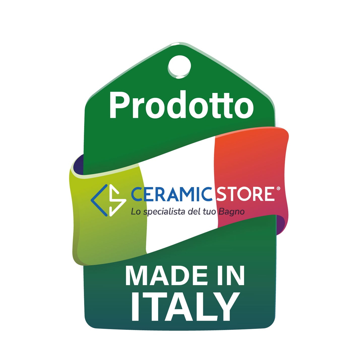 Termoarredo idraulico a piastra verticale modello TermoCrea Bianco 1800x510 mm interasse 50 mm