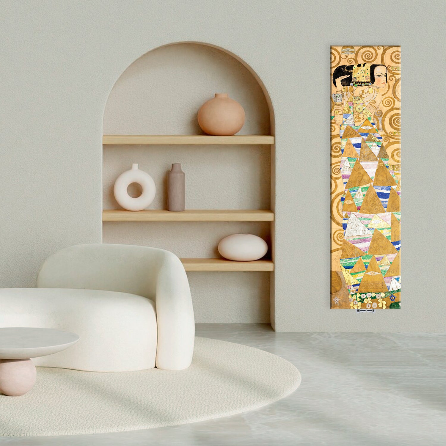 Termoarredo idraulico 180x74 cm interasse mm 50 Modello 'Attesa' Termocrea