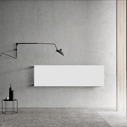 Termoarredo idraulico a piastra orizzontale 585x2000 mm interasse 50 mm modello TermoCrea Bianco