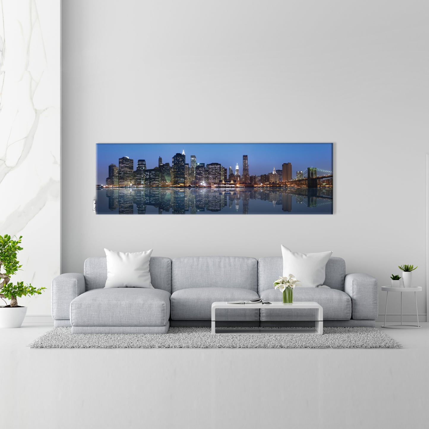 Termoarredo design linea TermoCrea Modello 'New York' cm 36x180 a piastra orizzontale interasse mm 50