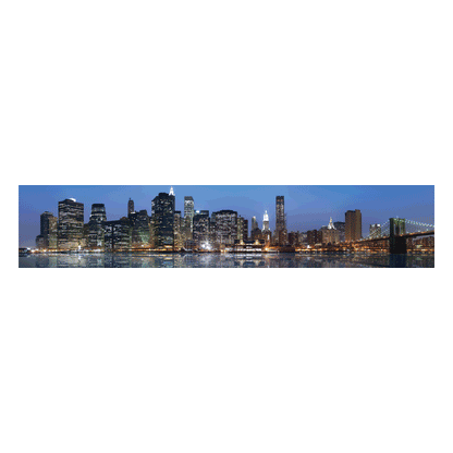 Termoarredo design linea TermoCrea Modello 'New York' cm 36x200 a piastra orizzontale interasse mm 50