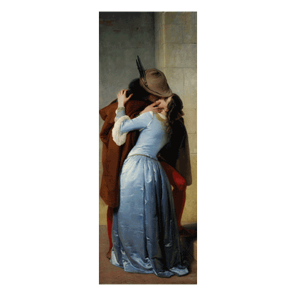 Termoarredo idraulico 150x51 cm interasse mm 50 Modello 'Il bacio di Hayez' Termocrea