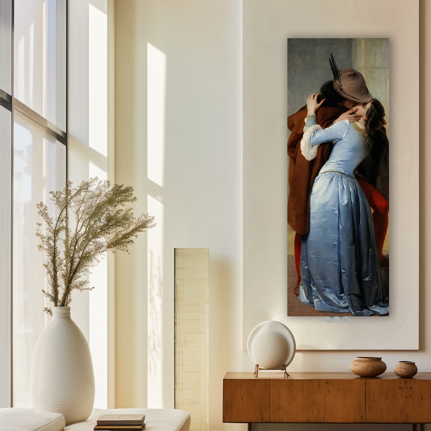 Termoarredo idraulico 120x36 cm interasse mm 50 Modello 'Il bacio di Hayez' Termocrea