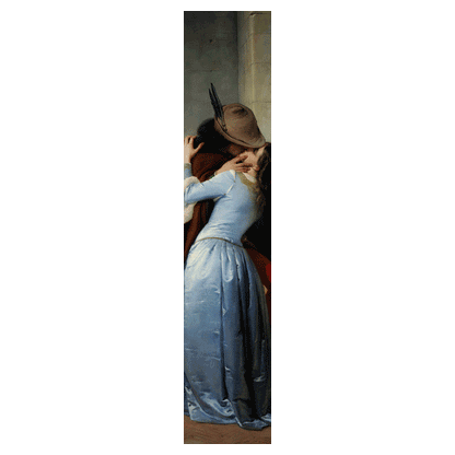 Termoarredo idraulico 200x36 cm interasse mm 50 Modello 'Il bacio di Hayez' Termocrea