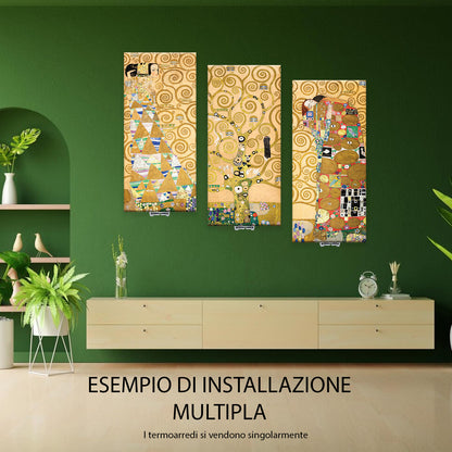 Termoarredo idraulico 120x36 cm interasse mm 50 Modello 'Attesa' Termocrea